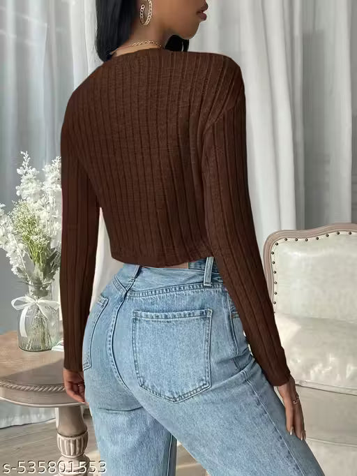 Long sleeves korean tops