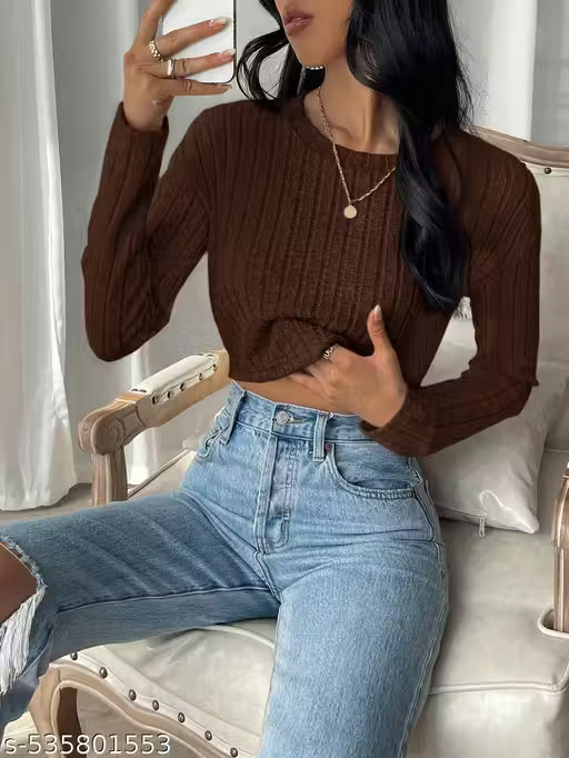 Long sleeves korean tops